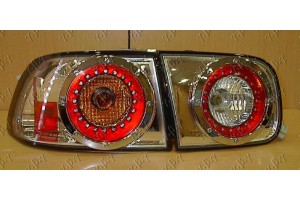 Φανος ΟΠ.ΣΕΤ (LEXUS) Χρωμιο Honda Civic Sedan 92-96