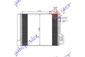 Ψυγειο A/C ΒΕΝΖΙΝΗ-ΠΕΤΡ (42x38) Smart Fortwo 07-12 - 086506400