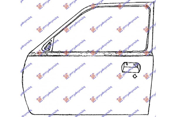 Αριστερα Πορτα Εμπρος Nissan Micra (K11) 92-98