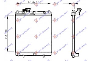 ΨΥΓ1,0-1,3-1,4CC 16V +/- A/C(38x36,8) (VALEO CLASSIC) Nissan Micra (K11) 92-98 - 086906305