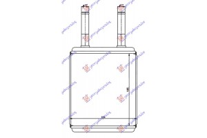 Ψυγειο Καλοριφερ (BR) (165x145x32) Hyundai Lantra 93-95 - 082506500