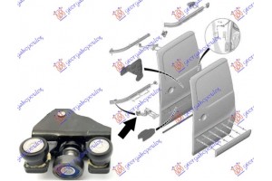 ΟΔΗΓΟΣ/ΡΑΟΥΛΟ Πορτας Συρωμενης Κατω Δεξια Citroen Berlingo 15-19 - 205007821