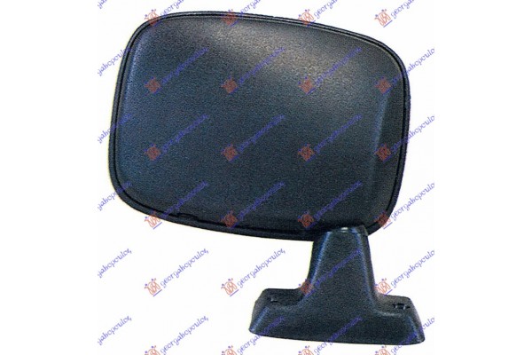 Δεξια Καθρεφτης Μηχανικος Χειροκινητος Μαυρος Κοντος Toyota HI-LUX (RN 30/40) 79-84
