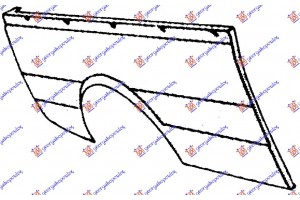 Δεξια Πλαινο Καροτσας Μακρυ Nissan P/U (720) 79-83