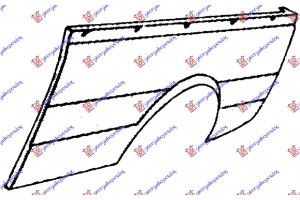 Αριστερα Πλαινο Καροτσας Μακρυ Nissan P/U (720) 79-83