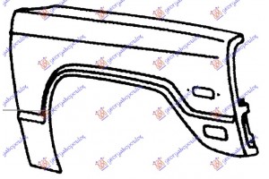 Φτερο Εμπρος Δεξια Mazda P/U B1600 77-85 - 091100651