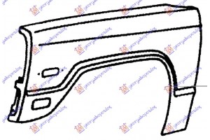 Φτερο Εμπρος Αριστερα Mazda P/U B1600 77-85 - 091100652