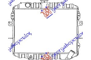 Ψυγειο Νερου 1,6CC (35x49) Mitsubishi L300 80-85