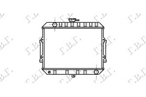 Ψυγειο 1,6-2,0CC(49x35) Mitsubishi P/U L200 79-82