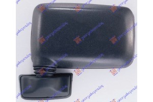Καθρεφτης Μηχανικος Χειροκινητος Μαυρος (FLAT GLASS) Αριστερα Isuzu P/U KB26/41 83-87 - 091807482