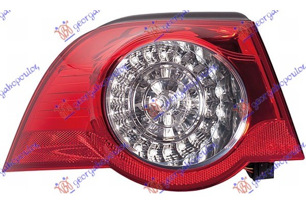 Φανος Πισω Εξω Led Hella Αριστερα Vw Eos 06-11 - 092005822