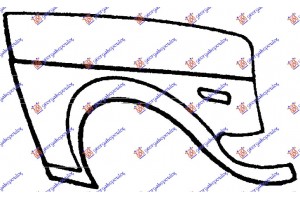 Φτερο Εμπρος Δεξια Nissan P/U (B110/120) 1200 71-78 - 092100651