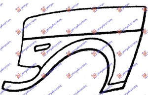 Φτερο Εμπρος Αριστερα Nissan P/U (B110/120) 1200 71-78 - 092100652