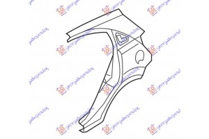 Φτερο Πισω 5Π (Γ) Αριστερα Kia Rio 05-11 - 094601692