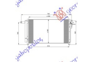 Ψυγειο A/C ΒΕΝΖΙΝΗ(62^36^16) Kia Rio 05-11 - 094606400