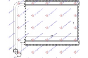 Ψυγειο Καλοριφερ (BR) (150x220x16) Τυπου Doowon Kia Rio 05-11 - 094606500