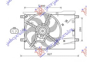 ΒΕΝΤΙΛ. Ψυγειου Κομπλε (ΒΕΝΖ) +A/C (MAHLE Behr Premium LINE) Citroen Nemo 08- - 045306460