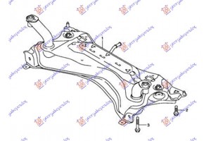 Γεφυρα Μηχανης (Γ) Suzuki Alto 08-14 - 095300910