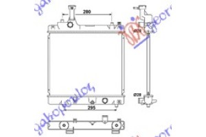 Ψυγειο Νερου (37.5x42,6) Suzuki Alto 08-14 - 095306300
