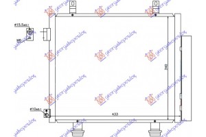 Ψυγειο A/C Suzuki Alto 08-14 - 095306400