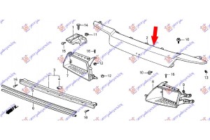Ποδια Εμπρος Ανω Honda Civic Sedan 84-85