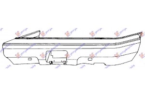 Προφυλακτηρας Οπισθιος Honda Civic Sedan 84-85