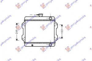 Ψυγειο 1,0CC(30x38) Suzuki Jeep (SJ410) Samurai 79-88 - 096306300