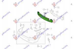 Αντιθορυβικο ΠΡΟΦΥΛ. Πισω 4Π Kia Rio 02-05 - 096405000