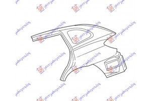 Φτερο Πισω 5Π (Γ) Δεξια Kia Rio 99-02 - 096601691