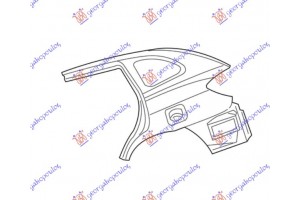 Φτερο Πισω 5Π (Γ) Αριστερα Kia Rio 99-02 - 096601692
