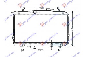 ΨΥΓ. 1.6i-16V +/-A/C (x37,5x67x16) 06-09 Kia Cerato 04-09 - 097006310
