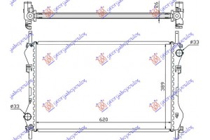 Ψυγειο 2.4 TD-TDi -AC (62x40x26) Ford Transit 00-06 - 097306320