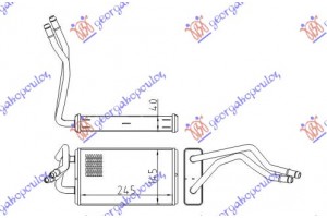 Ψυγειο Καλοριφερ (B) +ΑC (247x146) Ford Transit 00-06 - 097306510