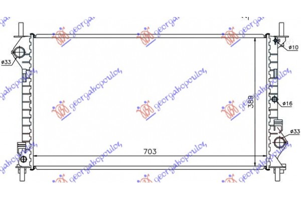 ΨΥΓ.1.8i16V&TDCI +A/C(70,3x38,9)ΠΑΡ.ΙΣΙΑ Ford Transit Connect 03-10