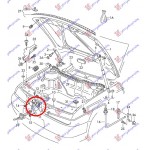 Κλειδαρια Καπω VW Bora 98-05