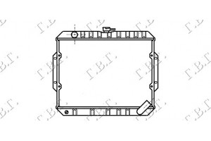 Ψυγειο 1,6-2,0CC +/-A/C(40x60) Mitsubishi P/U L200 87-92