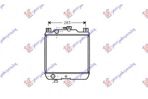 Ψυγειο Νερου 1.3cc (33x32.5) Suzuki Swift H/B 90-92 - 099306300