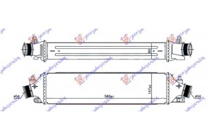 Ψυγειο Intercooler 2.0 Jtd Πετρελαιο (580x150x80) Alfa Romeo Giulietta 10- - 100006230