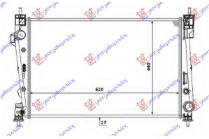 Ψυγειο Νερου 1,6-2,0 Jtdm Πετρελαιο Μηχανικο (620x400x26) Alfa Romeo Giulietta 10- - 100006330