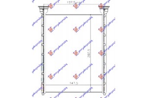 Ψυγειο Καλοριφερ (148x203) Alfa Romeo Giulietta 10- - 100006500