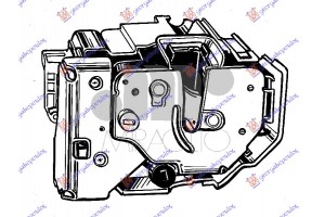 Κλειδαρια Πορτας Πισω ΗΛΕΚΤ/ΚΗ-Χ/ΣΥΝΑΓ. (5pins) Δεξια Alfa Romeo Giulietta 10- - 100007221