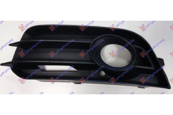 Διχτυ Προφυλακτηρα Εμπρος Ακραιο (ΜΕ Τρυπα ΠΡΟΒΟΛΕΑ) Μαυρο Πλαισιο Αριστερα Audi A1 10-14 - 127004804