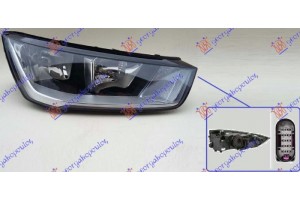 Φανος Εμπρος Ηλεκτρικος (HELLA) Δεξια Audi A1 14-18 - 127105141