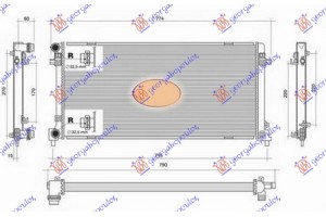 Ψυγειο Νερου 1.6 Tdi Πετρελαιο (650x320x32) Χωρις Σωληνακι Seat Toledo 12- - 723006350