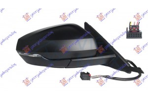 Καθρεφτης ΗΛΕΚΤ. ΘΕΡΜΑΙΝ. Μαυρος (ΜΕ ΦΛΑΣ) (Α ΠΟΙΟΤΗΤΑ) 6PIN (CONVEX GLASS) Δεξια Audi A1 18- - 127207501