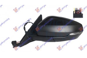 Καθρεφτης ΗΛΕΚΤ. ΘΕΡΜΑΙΝ. Μαυρος (ΜΕ ΦΛΑΣ) (Α ΠΟΙΟΤΗΤΑ) 6PIN (ASPHERICAL GLASS) Αριστερα Audi A1 18- - 127207502