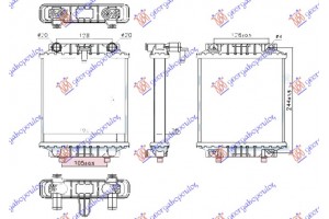 Ψυγειο Νερου Βοηθητικο 3.0-S6 4.0 Tfsi Βενζινη - 3.0 Πετρελαιο (ΜΗΧΑΝΙΚΟ/ΑΥΤΟΜΑΤΟ)(195x190) Audi A6 10-14 - 128006330