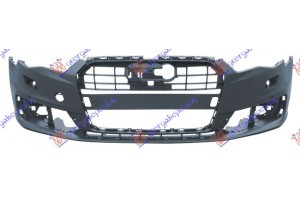 Προφυλακτηρας Εμπρος ΒΑΦΟΜ. (ΜΕ Pds & ΠΙΤΣ.) (BLACK EXCLUSIVE) Audi A6 14-18 - 128103615