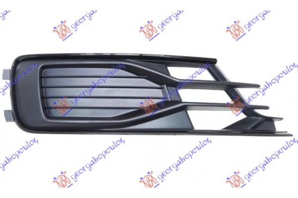 Διχτυ Προφυλακτηρα Εμπρος (BLACK EXCLUSIVE) Δεξια Audi A6 14-18 - 128104801