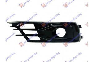 Διχτυ Προφυλακτηρα Εμπρος (ΜΕ Τρυπα ΠΡΟΒΟΛΕΑ) (BLACK EXCLUSIVE) Δεξια Audi A6 14-18 - 128104811